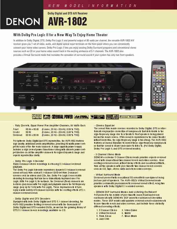 Denon Stereo System AVR-1802-page_pdf